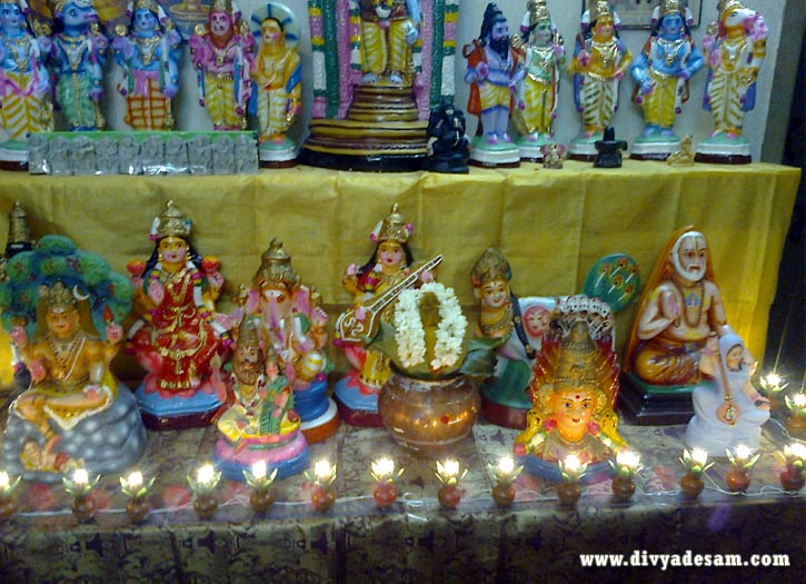Navaratri Golu 2014 kept at Mrs. Sumathy Suresh, Mylapore, Chennai.