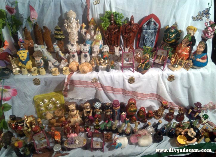 Navaratri Golu 2014 kept at Mrs. Anjana Mughundhan, Ambattur, Chennai.