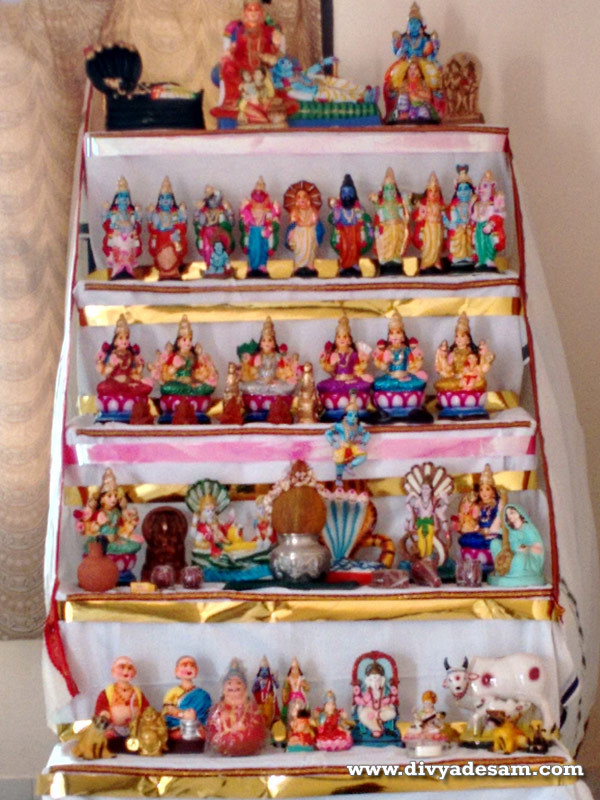 Navaratri Golu 2014 kept at Mr. T K Rengachari  House, Adyar Chennai