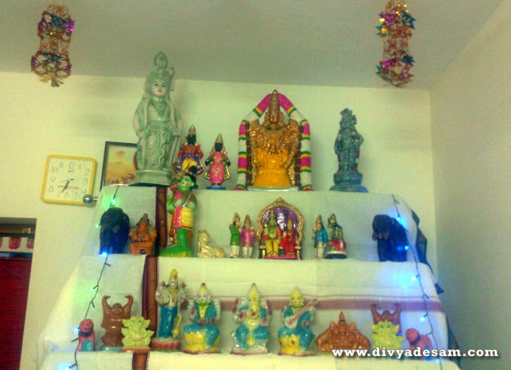 Navaratri Golu 2014 kept at Mrs. Sowmya Dhamodharan, Arumbakkam, Chennai.