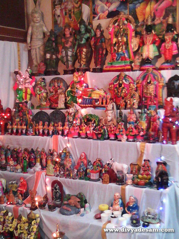 Navaratri Golu 2014 kept at Mrs. Vedavalli Sampathkumar, Arumbakkam, Chennai.