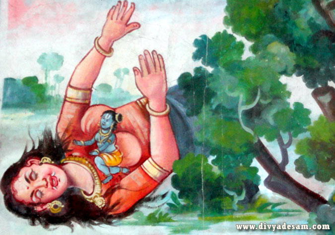 Sri Krishna killing Boothaki