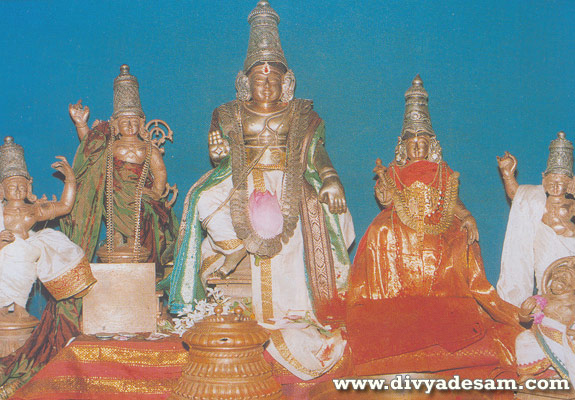 Sri Ramar along with Sita Piratti and Lakshmanar,
Paruthicherry