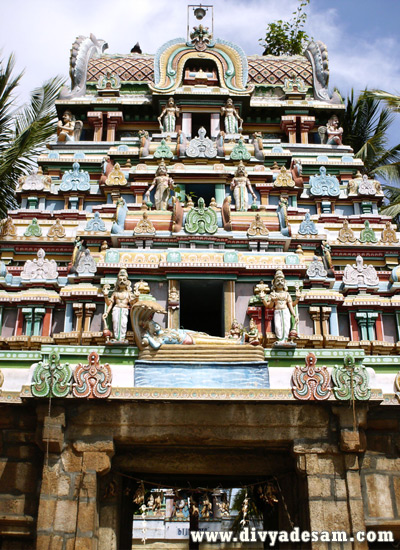 Tiruanbil Temple Outer Gopuram