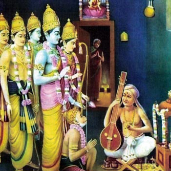 Saint Thyagarajar and Sri Ramar