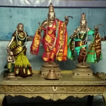 Sri Ramar, Sita, Lakshmanar and Hanuman, Tiruvekka Divyadesam