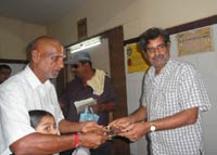 Quiz Winner during the Yatra